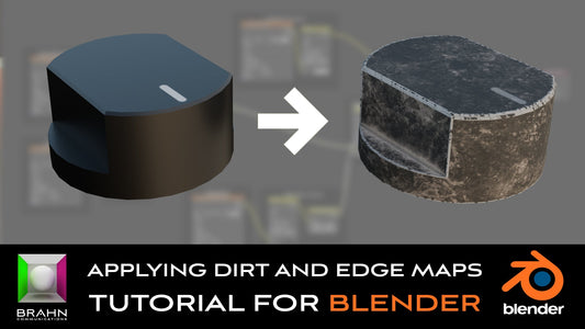 Applying dirt and edge maps tutorial for Blender