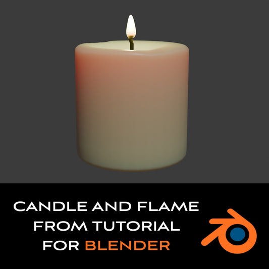 Candle and Flame Tutorial Project $4.00 USD