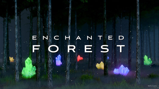 Relax and meditate with this Enchanted Forest scene for 3 hours