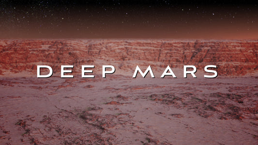 Mars vibes set to relaxing ambient sound and music