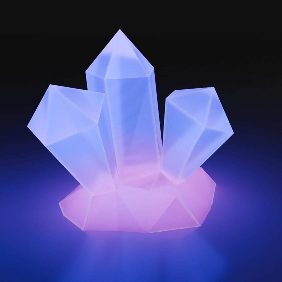Glowing Crystals for Blender $4.00 USD